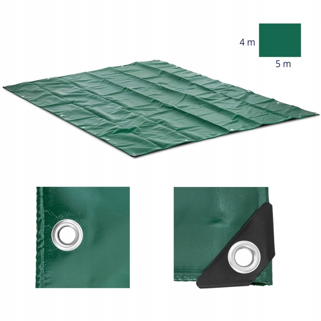 Vysoko odolná plachta Wiesenfield PVC 650 g/m2 s očkami, 500 x 400 cm